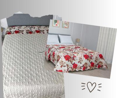 Спално бельо   Шалтета и кувертюри   Красиво двулицево шалте за легло Марая